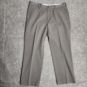 Polo Ralph Lauren VTG 90s Preston Pants Men 38x30 Gray Trousers Preppy Cotton